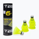 Talbot-Torro Tech 450 badminton shuttlecocks, Premium Nylon 6 pcs yellow 469283