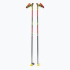 LEKI PRC 750 bright red/ neon yellow/ black cross-country ski pole