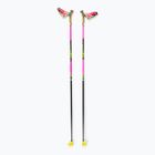 LEKI PRC 750 cross-country ski pole neon pink/ neon yellow/ black