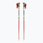 Ski poles LEKI WCR TBS SL 3D bright red/black/neon yellow