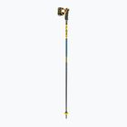 LEKI Spitfire 3D ski pole denim blue/ aegean blue/ mustard yellow
