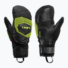 Men's ski gloves LEKI WCR Coach 3D Mitt black/ice lemon