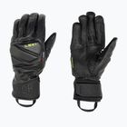 Men's Ski Gloves LEKI WCR Venom Speed 3D black ice/lemon