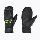 LEKI WCR Team 3D Children's Ski Gloves Junior Mitt black/ ice lemon