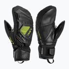 Children's ski gloves LEKI WCR C-Tech 3D Junior Mitt black/ice lemon