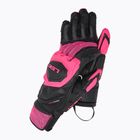 Women's Ski Gloves LEKI WCR Venom SL 3D black/pink