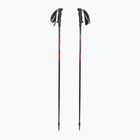Ski poles LEKI Hot Shot anodized black/eloxal gray/eloxal red