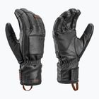 Men's ski gloves LEKI Montera Prime black/dark brown