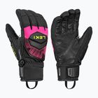 Ski gloves LEKI WCR Core TR black/neon pink/neon yellow