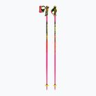 Children's ski poles LEKI WCR Pro Lite SL TR neon pink/black/neon yellow