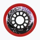 Roller skate wheels Powerslide Hurricane 76 mm/85A 4 pcs. red