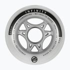 Powerslide Infinity II 80mm/85A rollerblade wheels 4 pcs white 905228