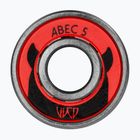 Wicked ABEC 5 8-pack red/black bearings 310035