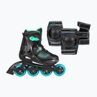 Children's roller skates with protectors Playlife Joker Combo Jr blue sky