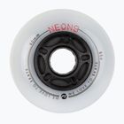 Powerslide Neons 80 mm/85A rollerblade wheels 4 pcs red.