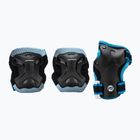 Powerslide Kids Pro Set black/blue child protectors