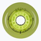 Roller skate wheels Powerslide Neons LED 80 mm/85A 4 pcs. green