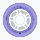 Roller skate wheels Powerslide Neons LED 84 mm/85A 4 pcs. lilac