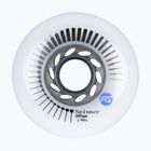 Roller skate wheels Powerslide Spinner 80 mm/88A 4 pcs. white