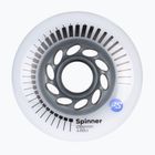 Roller skate wheels Powerslide Spinner 84 mm/88A 4 pcs. white