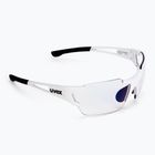 UVEX Sportstyle 803 Race S V white/litemirror blue cycling glasses 53/2/002/8803