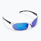 UVEX Sportstyle 114 sunglasses white black mat/mirror blue/litemirror orange/clear S5309398216