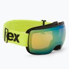 Ski goggles UVEX Compact FM black matt/mirror orange 55/0/130/23