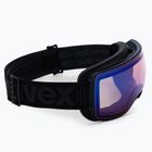 Ski goggles UVEX Compact V black matt/mirror blue variomatic 55/0/142/20