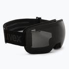 Ski goggles UVEX Compact FM black matt/mirror black clear 55/0/130/25