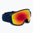 Ski goggles UVEX Topic navy matt/mirror rainbow rose