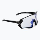 UVEX Sportstyle 231 2.0 V cycling goggles black mat/litemirror blue 53/3/028/2204