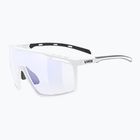 UVEX Mtn Perform V white mat/litemirror blue sunglasses 53/3/038/8803