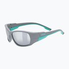 UVEX children's sunglasses Sportstyle 514 grey matt/mirror silver