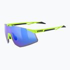 UVEX Pace Perform CV sunglasses yellow matt/mirror blue