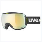 Ski goggles UVEX Downhill 2100 V black shiny/mirror silver clear