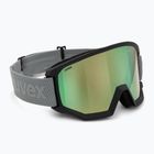 Ski goggles UVEX Athletic CV black matt/mirror opal colorvision yellow