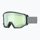 Ski goggles UVEX Athletic CV black matt/mirror opal colorvision yellow