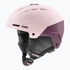 Ski helmet UVEX Stance powder/plum matt