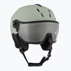 Ski helmet UVEX Instinct Visor oxid green matt/mirror silver/smoke
