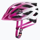 Bike helmet UVEX Air Wing pink / white