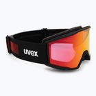 Ski goggles UVEX Blast CV black matt/mirror red