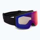 Children's ski goggles UVEX Pwdr FM black matt/mirror ruby/green/clear