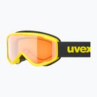 Children's ski goggles UVEX Speedy Nova Jr yellow/lasergold
