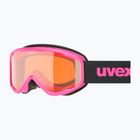 Children's ski goggles UVEX Speedy Nova Jr pink/lasergold