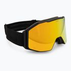 Ski goggles UVEX Gravity FM black matt/mirror yellow/orange/clear