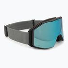 Ski goggles UVEX Gravity FM rhino matt/mirror ice/green/clear