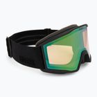 Ski goggles Uvex Blast V black matt/vario green mirror