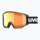 Ski goggles UVEX Athletic CV black/mirror red