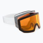 Ski goggles Uvex Lace Attract FM white matt/mirror silver