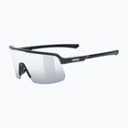 Sunglasses Uvex Dyrt black matt/mirror silver